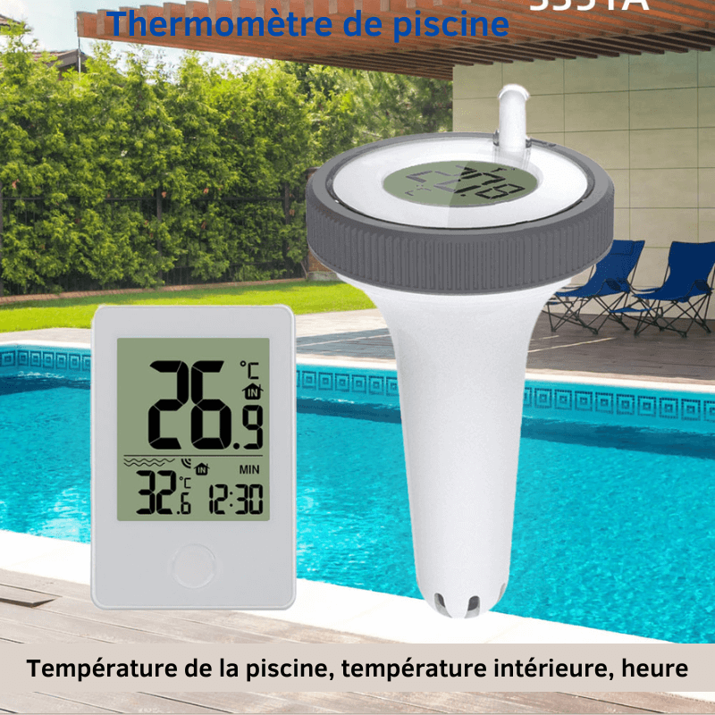 Huntex - Thermomètre Bar - Pour Piscine Jacuzzi Bain - Thermomètre
