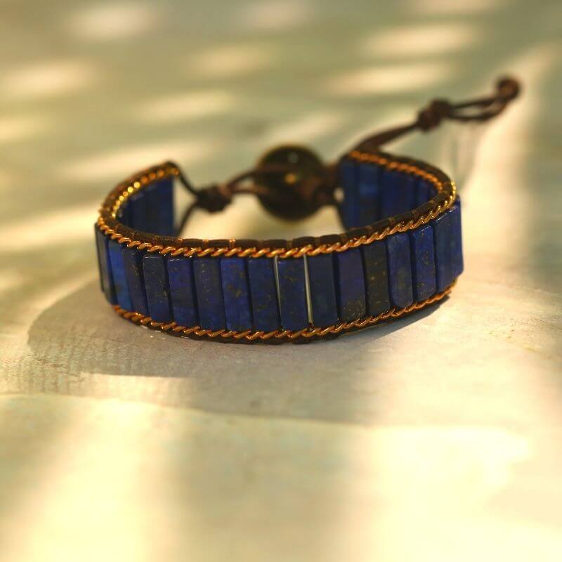 Bracelet "Confiance en soi"- Lapis Lazuli